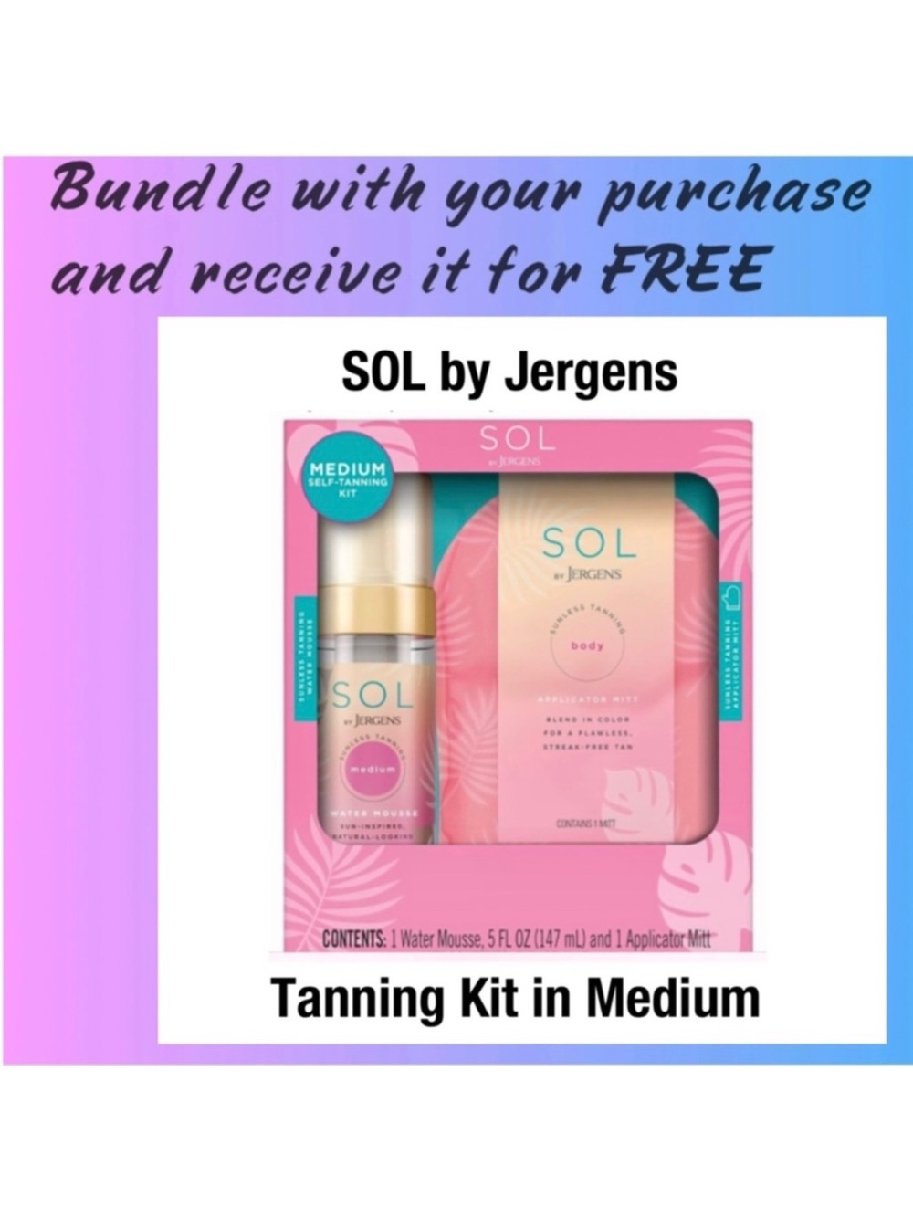 SOL by Jergens Self Tanning Kit